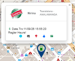 Recherche des stations-service disponibles